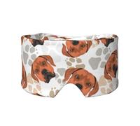 Rhodesian Ridgeback avec amour,Masque pour les yeux bloquant la lumière Cache-yeux et cache-oreilles pour le sommeil