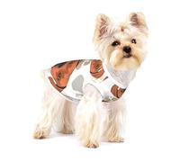 Rhodesian Ridgeback avec Amour,T-Shirt sans Manches en Coton pour Animaux de Compagnie, Gilet Respirant, Extensible et Doux,M