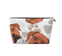 Rhodesian Ridgeback avec Amour, Trousse de Toilette Trousse de Maquillage Sac à cosmétiques Trousse de Toilette de Voyage Portable