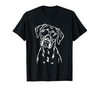 Rhodesian Ridgeback Lunettes de Soleil Cool Portrait Minimaliste T-Shirt