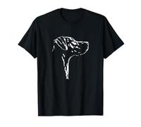 Rhodesian Ridgeback Portrait Silhouette Chien Ridgeback T-Shirt