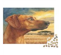 Rhodésien à Dos vertébral Casse-tête 1000 Pièces en Carton De Qualité Supérieure, Jeu De Puzzles en Lot Concentration Training Puzzle pour La Décoration Murale Et Les Cadeaux, Secret Sant