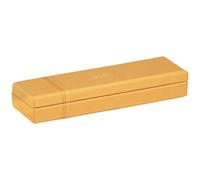 Rhodia Plumier 118870C 21 x 5,5 x 3 cm – Extérieur simili cuir orange, piqûres sellier