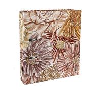 RHODIA 120025C - Classeur à levier 21 x 29,7 cm - A4 21 x 29,7 cm - Bouquet fleuri - Pelliculage mat - Intérieur imprimé Amaranthe - Collection Orange botanique