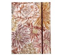 RHODIA 120026C - Chemise à élastique Bouquet fleuri - 24 x 32 cm - 3 rabats - Carte pelliculée soft touch - Intérieur imprimé Amaranthe - Collecion Orange botanique