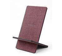 RHODIA 120040C - Support de téléphone - 8 x 8,5 x 13 cm - Recto Simili Cuir Couleur Amaranthe / Verso Imprimé Couleur Bouquet Fleuri - Collection Orange botanique