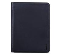 RHODIA 168100C - Conférencier Porte-Documents Noir - pour Bloc-Notes et Carnets A5 ou A5+ - Dimensions Fermé 19,5x25,5 cm - Pochette pour Tablette - Simili Cuir Premium