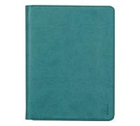 RHODIA 168103C - Conférencier Porte-Documents Paon - pour Bloc-Notes et Carnets A5 ou A5+ - Dimensions Fermé 19,5x25,5 cm - Pochette pour Tablette - Simili Cuir Premium