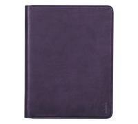 RHODIA 168105C - Conférencier Porte-Documents Violet - pour Bloc-Notes et Carnets A5 ou A5+ - Dimensions Fermé 19,5x25,5 cm - Pochette pour Tablette - Simili Cuir Premium