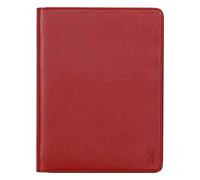 RHODIA 168106C - Conférencier Porte-Documents Coquelicot - pour Bloc-Notes et Carnets A5 ou A5+ - Dimensions Fermé 19,5x25,5 cm - Pochette pour Tablette - Simili Cuir Premium