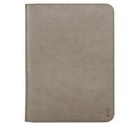 RHODIA 168117C - Conférencier Porte-Documents Taupe - pour Bloc-Notes et Cahiers A4 ou A4+ - Dimensions Fermé 25,5x34 cm - Pochette pour Tablette - Simili Cuir Premium