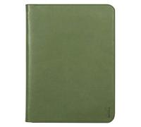RHODIA 168118C - Conférencier Porte-Documents Sauge - pour Bloc-Notes et Cahiers A4 ou A4+ - Dimensions Fermé 25,5x34 cm - Pochette pour Tablette - Simili Cuir Premium