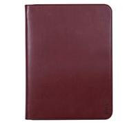 RHODIA 168123C - Conférencier Porte-Documents Lie de Vin - pour Bloc-Notes et Cahiers A4 ou A4+ - Dimensions Fermé 25,5x34 cm - Pochette pour Tablette - Simili Cuir Premium