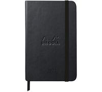 RHODIA 194102C - Agenda Semainier Webplanner 2023 Noir - A6 10x15 cm - Grille d'Agenda Horizontale - 144 pages 90g/m - Couverture Rigide - Collection Rhodiatime