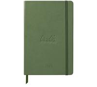 RHODIA 194128C - Agenda Semainier Webplanner 2023 Sauge - A5 14,8x21 cm - Grille d'Agenda Verticale - 160 pages 90g/m - Couverture Rigide - Collection Rhodiatime