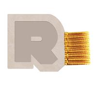 RHODIA 194191C - Porte-Stylo Autoadhésif Beige - 3 x 4 cm - pour Blocs Carnets, Agendas, Ordinateurs Portables ou Tablette Numérique - Collection Rhodiarama