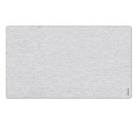 RHODIA 194234C - Sous-Main Souple Argent - Taille S (60 x 35 cm) - Simili Cuir Italien - Piqûres Sellier Orange - Collection Home Office rama - Organisation de Bureau & Rangement Design