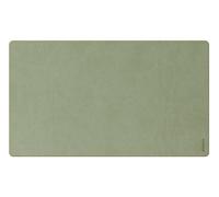 RHODIA 194275C - Sous-Main Souple Céladon - Taille M (80 x 40 cm) - Simili Cuir Italien - Piqûres Sellier Orange - Collection Home Office rama - Organisation de Bureau & Rangement Design