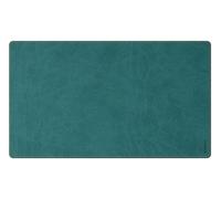 RHODIA 194276C - Sous-Main Souple Paon - Taille M (80 x 40 cm) - Simili Cuir Italien - Piqûres Sellier Orange - Collection Home Office rama - Organisation de Bureau & Rangement Design