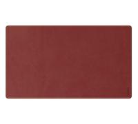 RHODIA 194315C - Sous-Main Souple Nacarat - Taille L (90 x 43 cm) - Simili Cuir Italien - Piqûres Sellier Orange - Collection Home Office rama - Organisation de Bureau & Rangement Design