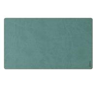 RHODIA 194320C - Sous-Main Souple Eau - Taille L (90 x 43 cm) - Simili Cuir Italien - Piqûres Sellier Orange - Collection Home Office rama - Organisation de Bureau & Rangement Design