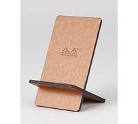 RHODIA 194403C - Support pour Téléphone Mobile Cuivre - 8 x 8,5 x 13 cm - Extérieur Simili Cuir - Collection Home Office rama - Organisation de Bureau & Rangement Design