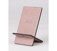 RHODIA 194415C - Support pour Téléphone Mobile Bois de rose - 8 x 8,5 x 13 cm - Extérieur Simili Cuir - Collection Home Office rama - Organisation de Bureau & Rangement Design