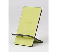 RHODIA 194417C - Support pour Téléphone Mobile Anis - 8 x 8,5 x 13 cm - Extérieur Simili Cuir - Collection Home Office Rhodiarama - Organisation de Bureau & Rangement Design
