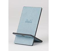 RHODIA 194421C - Support pour Téléphone Mobile Eau - 8 x 8,5 x 13 cm - Extérieur Simili Cuir - Collection Home Office rama - Organisation de Bureau & Rangement Design