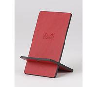 RHODIA 194430C - Support pour Téléphone Mobile Coquelicot - 8 x 8,5 x 13 cm - Extérieur Simili Cuir - Collection Home Office rama - Organisation de Bureau & Rangement Design