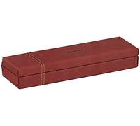 RHODIA 194512C Plumier Nacarat 21x5,5x3 cm simili cuir Italien Home Office