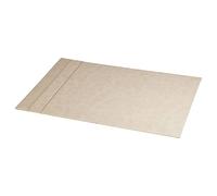 RHODIA 318805C - Sous-Main Rigide Beige - 60 x 40 cm - Piqûres Sellier Orange - Extérieur Simili Cuir - Collection Home Office rama - Organisation de Bureau & Rangement Design