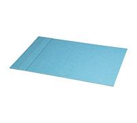 Rhodiarama sous-main rigide simili cuir italien 60x40 cm - Turquoise