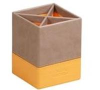 Rhodia Porte-crayons et stylos 318814C simili-cuir Taupe G