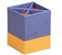 Rhodia 318818C porte crayons et stylos Simili-cuir Bleu, Orange G