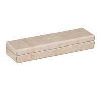 RHODIA 318875C Plumier Beige 21x5,5x3 cm simili cuir Italien Home Office
