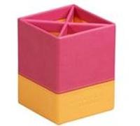 Rhodia 318912C porte crayons et stylos Simili-cuir Orange, Rose