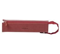 RHODIA 319028C - Trousse Plumier Nacarat - 23 x 5 x 5 cm - Ouverture à Plat pour Utilisation en tant que Plumier - Simili Cuir - Rangement Stylos, Crayons, Feutres, Petites Fournitures