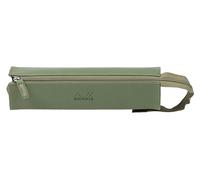 RHODIA 319031C - Trousse Plumier Sauge - 23 x 5 x 5 cm - Ouverture à Plat pour Utilisation en tant que Plumier - Simili Cuir - Rangement Stylos, Crayons, Feutres, Petites Fournitures