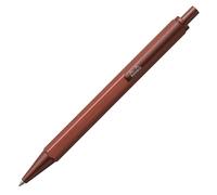 RHODIA 9346C Stylo-bille scRipt en Aluminium Brossé Marron 0,7mm encre noir