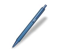 RHODIA 9383C Stylo-bille scRipt en Aluminium Brossé Navy 0,7mm encre noire