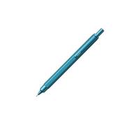 RHODIA 9396C - Portemine scRipt Corps Hexagonal en Aluminium Brossé - Turquoise - pour Mines Graphite Standards 0,5 mm, Canon en Acier Rétractable, Gomme Sous le Poussoir - Collection scRipt