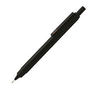 Rhodia Porte-mine scRipt 9399C – Aluminium brossé – Noir – Mine 0,5 mm – Gomme sous poussoir