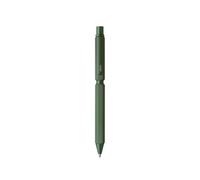 RHODIA 9344C - Multipen scRipt 3-en-1 - 2 Stylos-Billes 0,5 mm Noir & Rouge + 1 Portemine Mines Graphites 0,5 mm - Corps Hexagonal en Aluminium Brossé Sauge - Rechargeable - Gomme Sous le Poussoir