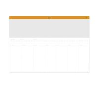 Rhodia Sous-main semainier non daté 59,4 x 42 cm