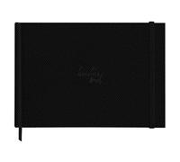 RHODIA TOUCH 116156C - Carnet aquarelle 100 % coton - grain satiné - 300 g/m² - A4 paysage - 40 pages non microperforées - Brochure rigide Watercolor Book