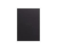 RHODIA TOUCH 116186C - Mixed Media Pad - A6+ portrait - Papier multi techniques Paint'On extra-blanc 250 g/m² - 20 f microperforés détachables - Couverture enveloppante carte Maya noire 270 g/m²