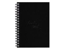 Rhodia Touch Watercolor Book, papier grain fin 100% coton 300g - A5 portrait, 40 pages - Noir