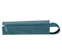 Rhodia Trousse Plumier - 23 x 5 x 5 cm - Ouverture à Plat pour Utilisation en Tant Que Plumier - Simili Cuir - Rangement Stylos, Crayons, Feutres, Petites Fournitures