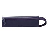 Rhodia Trousse Plumier - 23 x 5 x 5 cm - Ouverture à Plat pour Utilisation en Tant Que Plumier - Simili Cuir - Rangement Stylos, Crayons, Feutres, Petites Fournitures